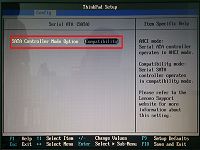 ThinkPad E431硬盤模式ahci更改bios設(shè)置