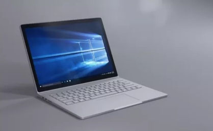 微軟發(fā)布Win10 Surface Book頂配版筆電 售價(jià)￥20700