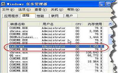 xp系統(tǒng)怎么禁止tadb.exe自動(dòng)啟動(dòng) xp禁止tadb.exe自動(dòng)啟動(dòng)操作方法